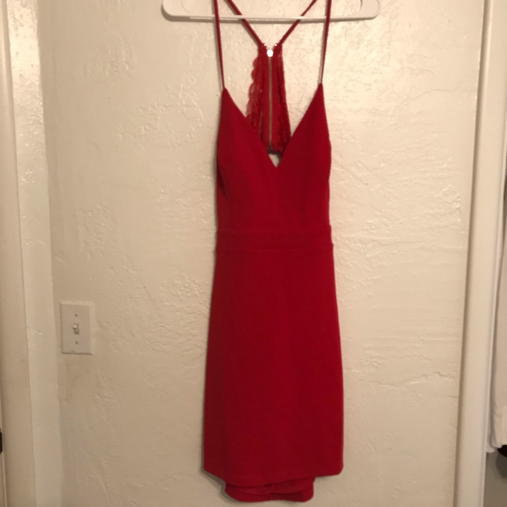 Red dress